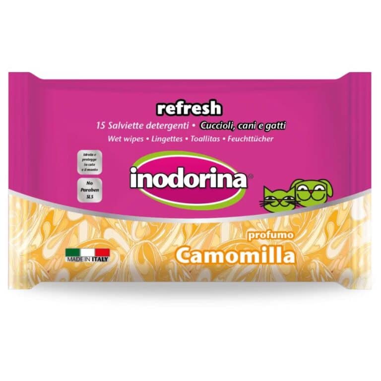 Inodorina Refresh Ramunėlių Valomosios Servetėlės Akims