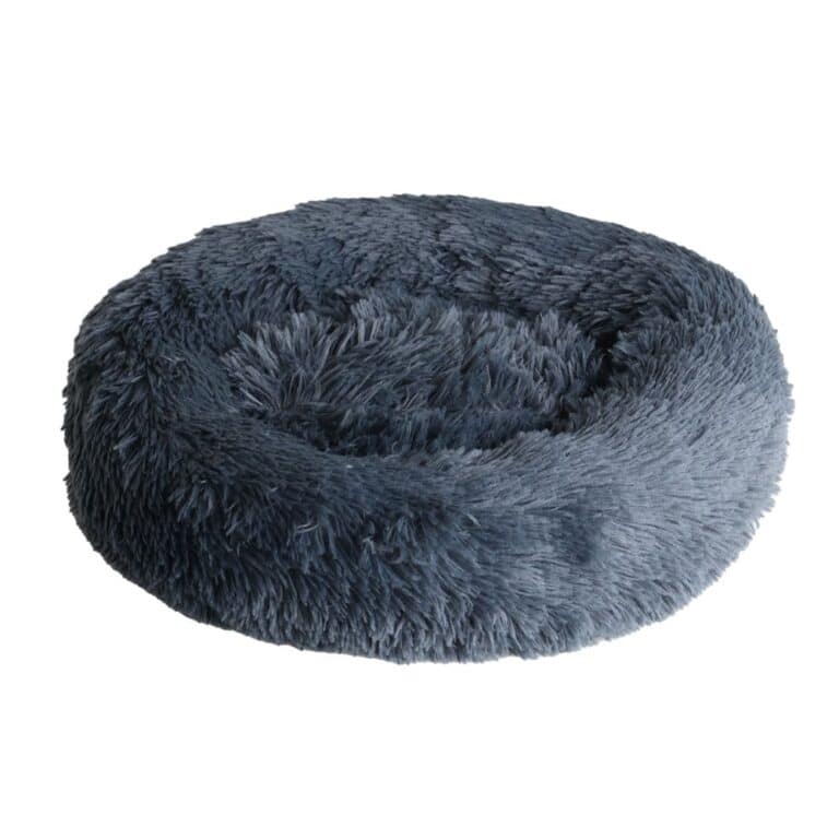SNAPPY pet bed cozy grey donut minkštas guolis įvairių dydžių (tamsiai pilkas)