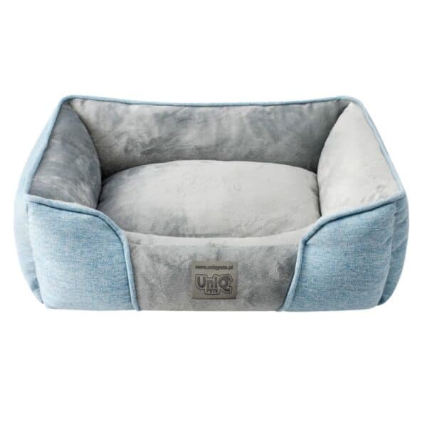 UNIQ PETS stačiakampė šunų lova GLAMOUR SOFT, mėlyna, M (62 × 50 × 18 cm)